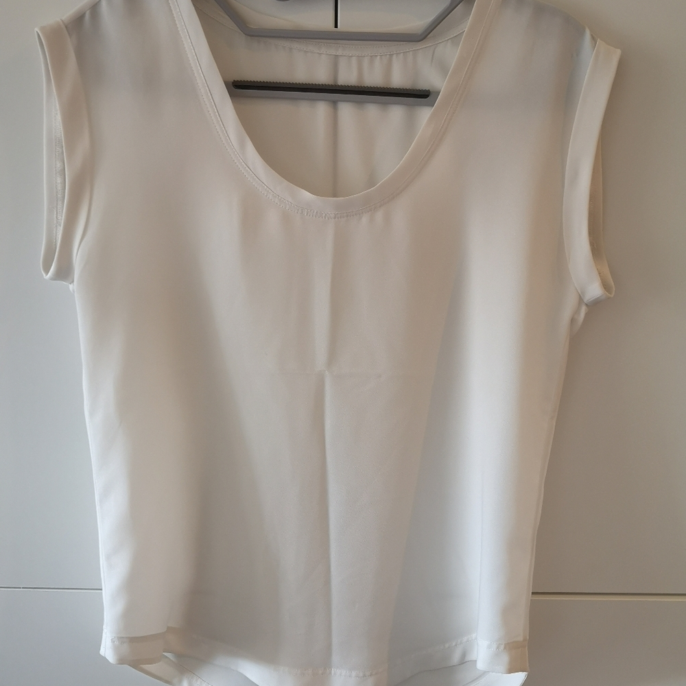 Cap sleeve blouse, size XS